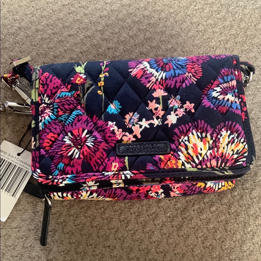 Vera Bradley Floral Crossbody Bag - Multicolor